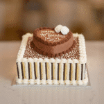 Chocolate Tubes - 2 Tier Birthday Cake