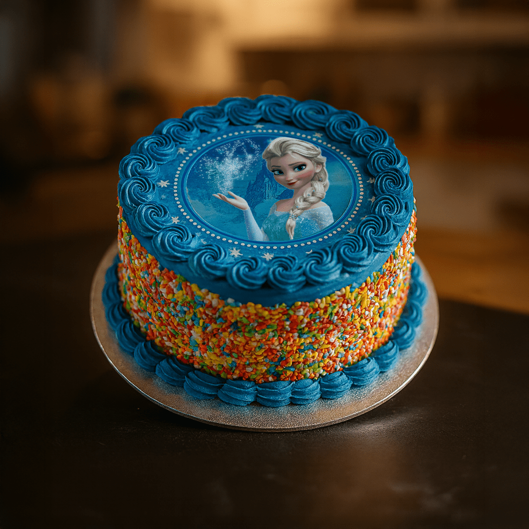 Frozen Cake 2 Frozen Doll - Image 1