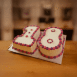 Pink & Purple Number Cake