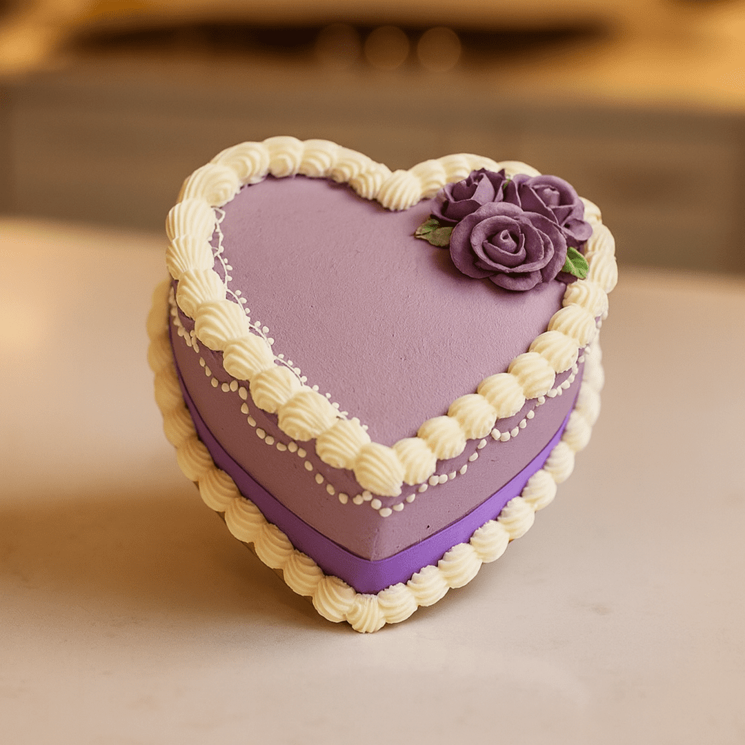 Purple Heart Cake Purple Heart Cake - Image 1