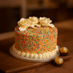 Rainbow Sprinkle Birthday Cake
