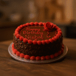 Red Rose Chocolate Cake