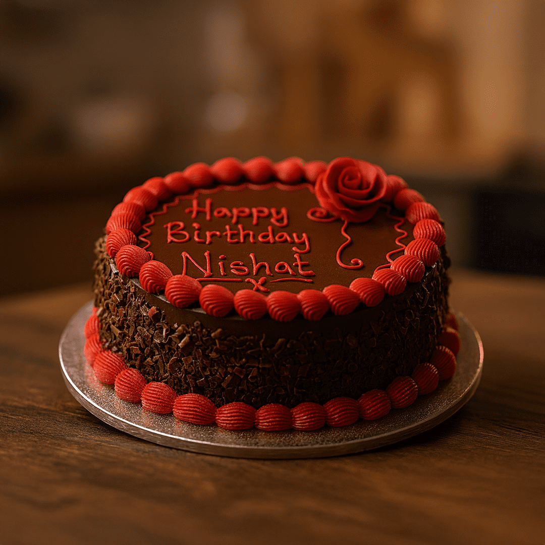 Red Rose Chocolate Cake Red Rose Chocolate Cake - Image 1