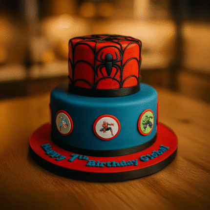 Spiderman Birthday Cake