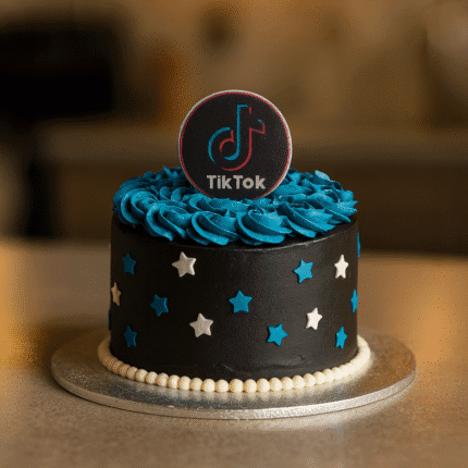 Tiktok Birthday cake