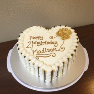 Heart Shape Birthday Cake