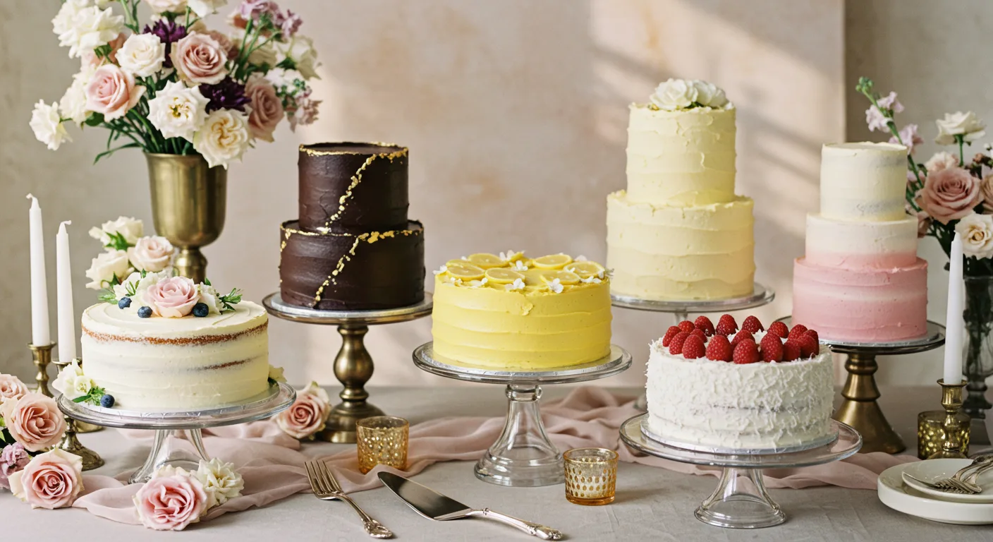 best wedding cake flavors
