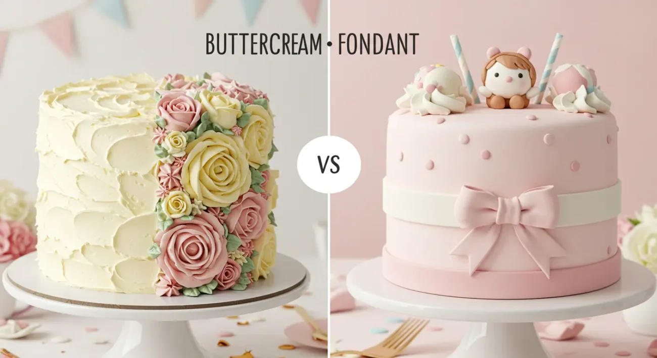 buttercream vs fondant