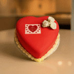 Love Letter Heart Shape Cake