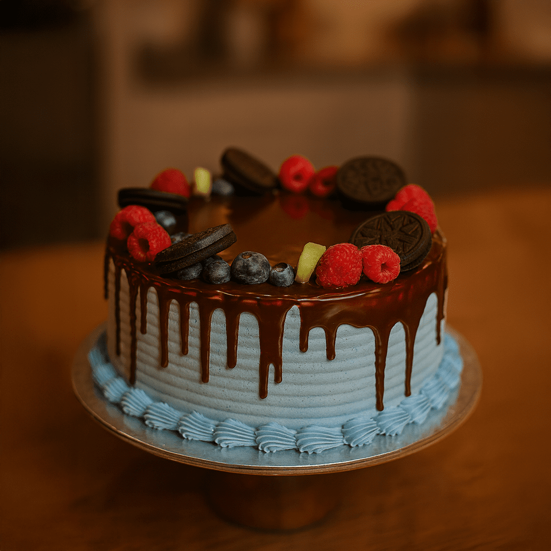 Oreo with Choco Drip Berries Cake Oreo with Choco Drip Berries Cake - Image 1