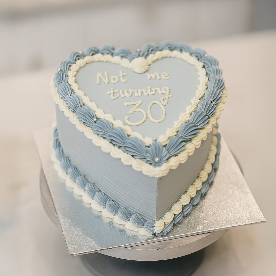 Blue Heart Cake Blue Heart Cake - Image 1