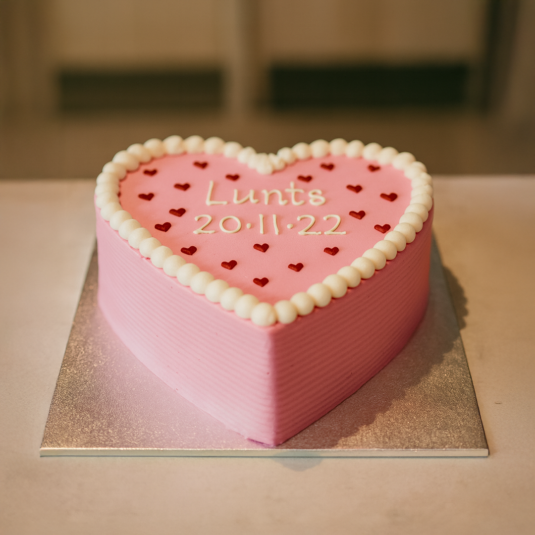 Pink Heart Cake Pink Heart Cake - Image 1