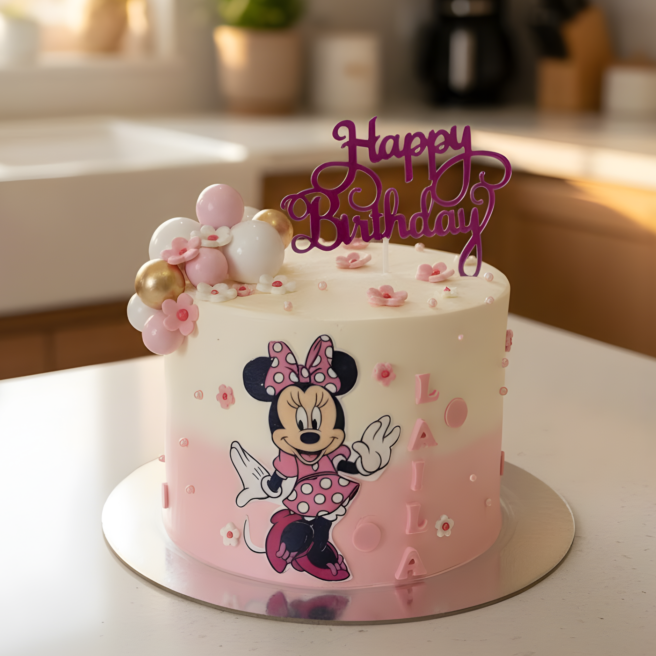 Minnie Mouse Signature Kids Birthday Cake